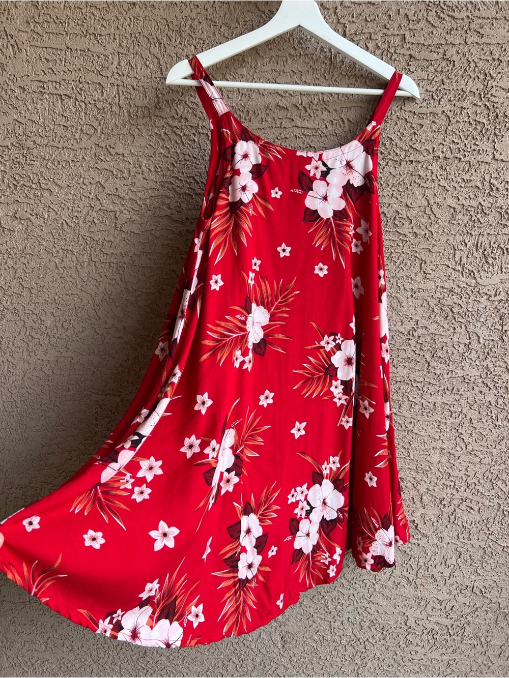 Hibiscus Collection Hawaii Red Tropical Dress